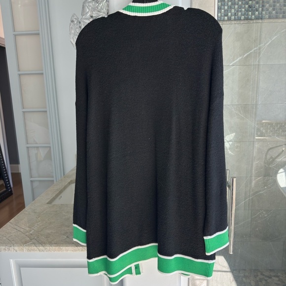 ALICE + OLIVIA BARRY OVERSIZED V-NECK CARDIGAN - Picture 9 of 10